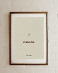 Bild in Galerie laden, print «ich lebe in fülle»